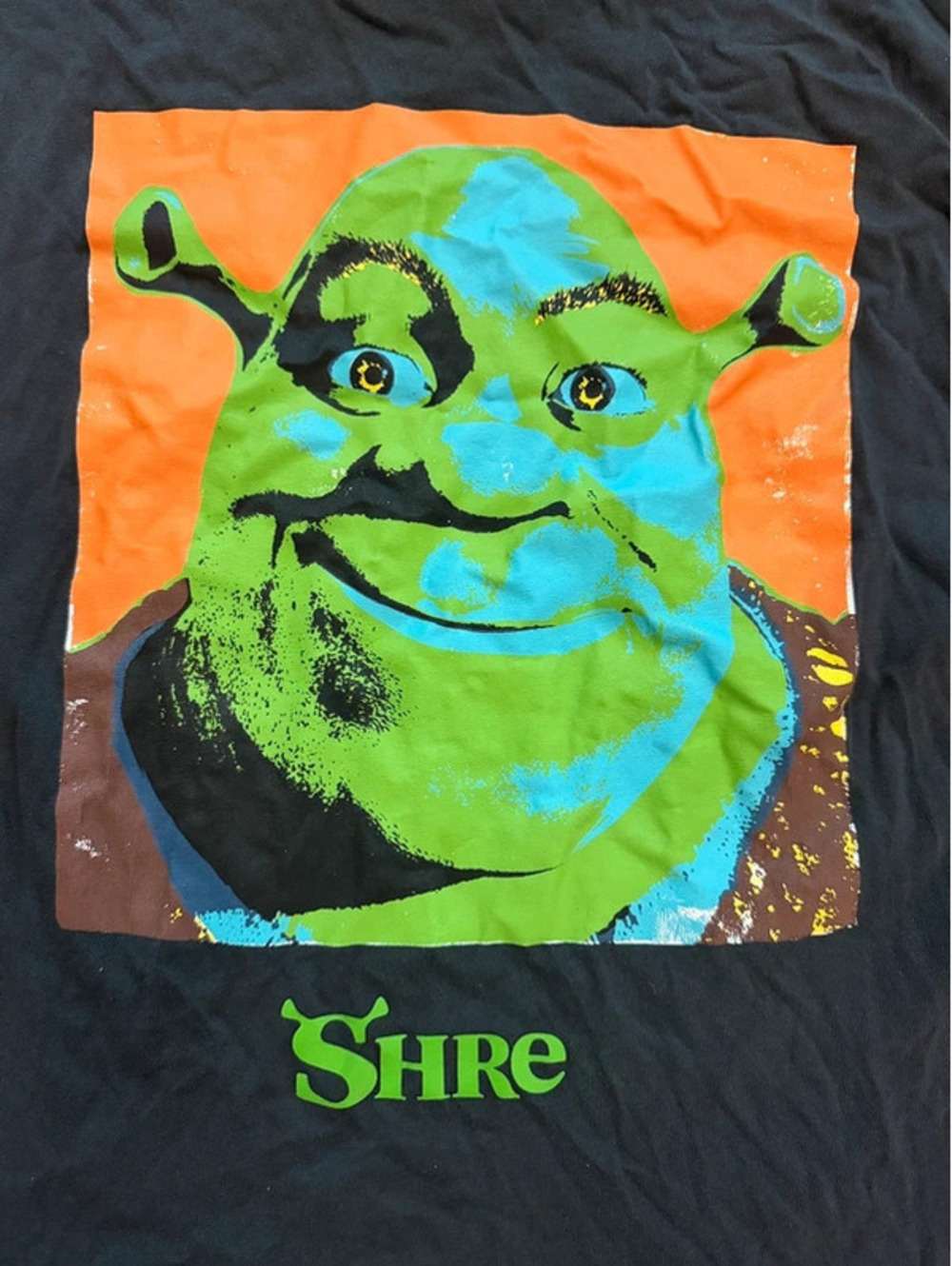 Shrek shre t shirt black 2024 small